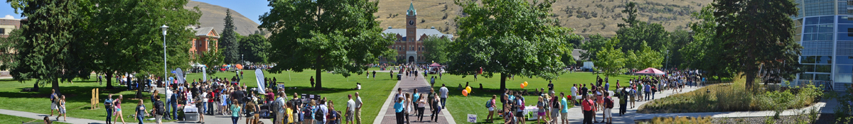 Students on the Oval